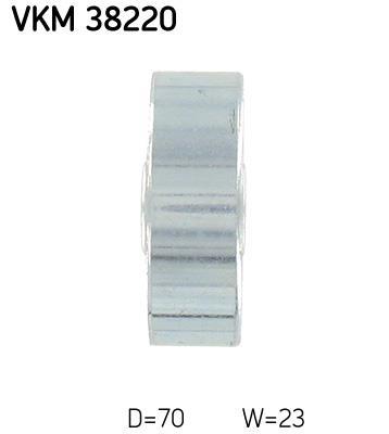 Galet tendeur de courroie d'accessoire SKF ref. VKM 38220